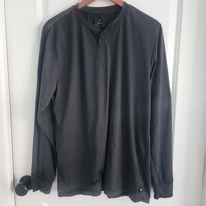 Roark Trailblazer Shirt Long Sleeve Mens Large Base Layer Gray Polartec